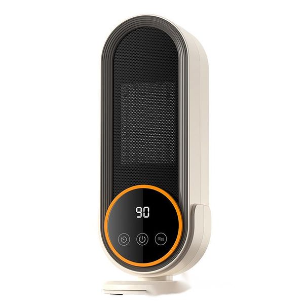 Verbesserter Keramikheizer – 1200 W intelligenter PTC-Desktop-Elektroheizer mit Überhitzungsschutz, Eco-Modus und Fernbedienung für den Einsatz im Schlafzimmer/Büro_voghion.com