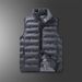 Graphene Self-Heating Vest For Men – Lightweight Quilted Sleeveless Jacket With Stand Collar (Black/Grey/) Windproof Casual & Sports Wear_voghion.com