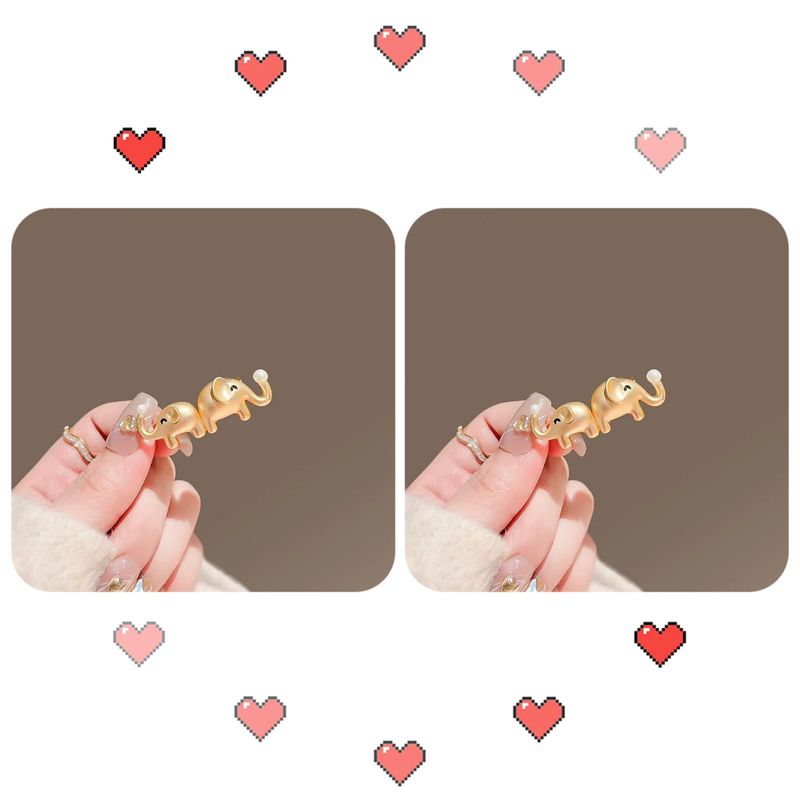 New Year's Object~ Cute Baby Elephant Brooch High-end Female Design Pin Temperament Brooch Clothes Accessories_voghion.com