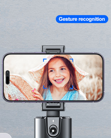 ZACH desktop follow-up pan tilt facial recognition gesture control 360 ° adjustment lazy person selfie pole landing_voghion.com