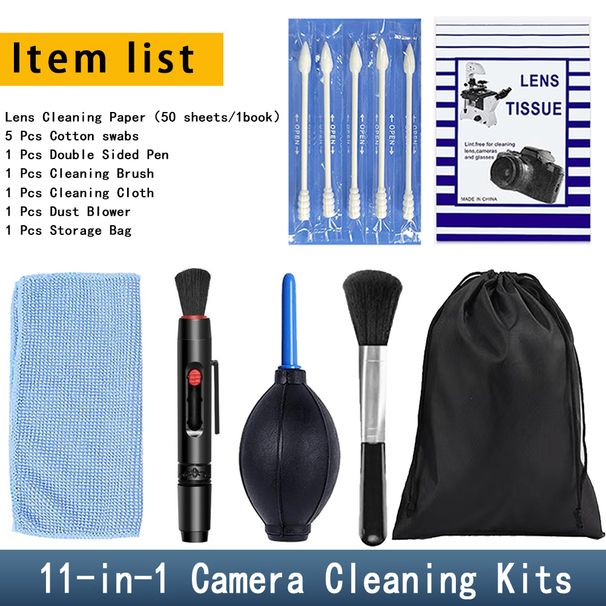 MYOBO Professionelles Kamera-Reinigungsset – Bürste, Staubbläser, wiederverwendbares Linsentuch usw. – Reinigungswerkzeuge für Drohnen/DSLR_voghion.com