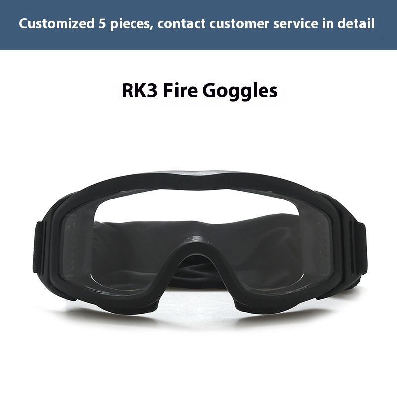 Feuerschutzbrille, Hochtemperatur-flammhemmend, hochauflösend, staubdicht, schlagfest, Antibeschlaghelme, Wald_voghion.com