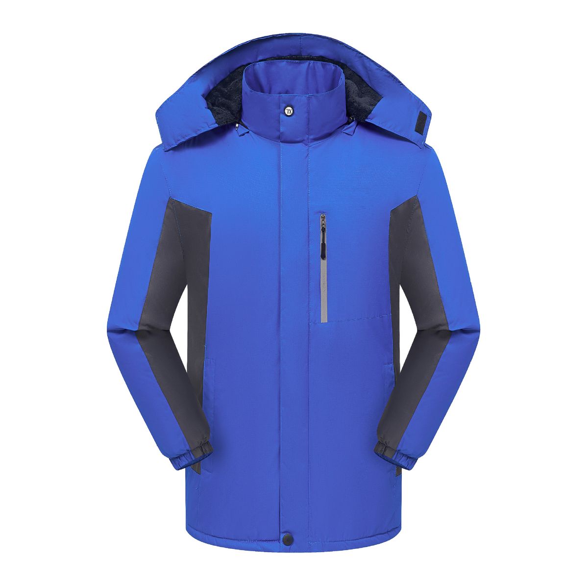 Printed Fleece-Lined Waterproof Winter Cotton Jacket For Men, Factory Uniform, Thickened And Warm_voghion.com