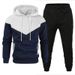 Neue heißverkaufte Herren-Sweatshirt-Jugendmode Casual Sports Patchwork Color-Block Slim Fit Jacke_voghion.com