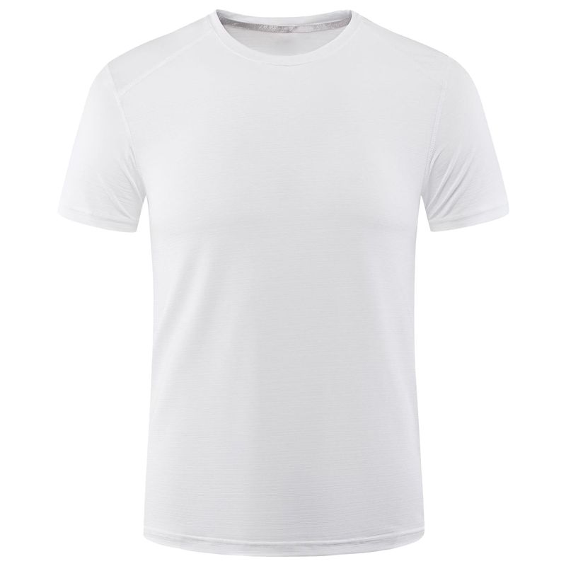 Tricou confortabil pentru bărbați, cu uscare rapidă, guler rotund, stil solid, îmbrăcăminte de lucru, tricou casual, croială regulată, mâneci scurte_voghion.com