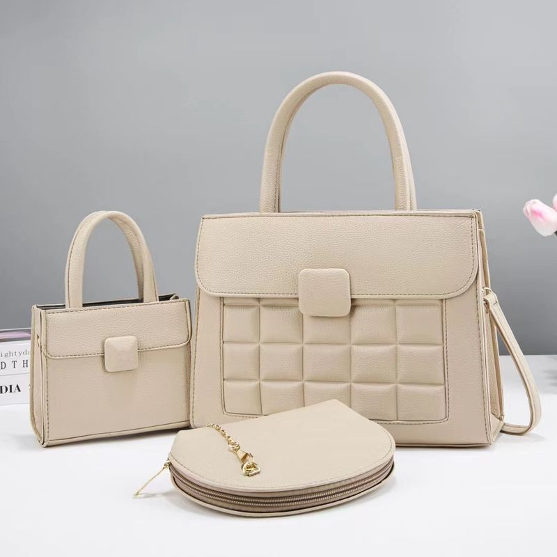 Borsa a tracolla grande e capiente per pendolari, nuova borsa a tracolla in tre pezzi, borsa versatile_voghion.com