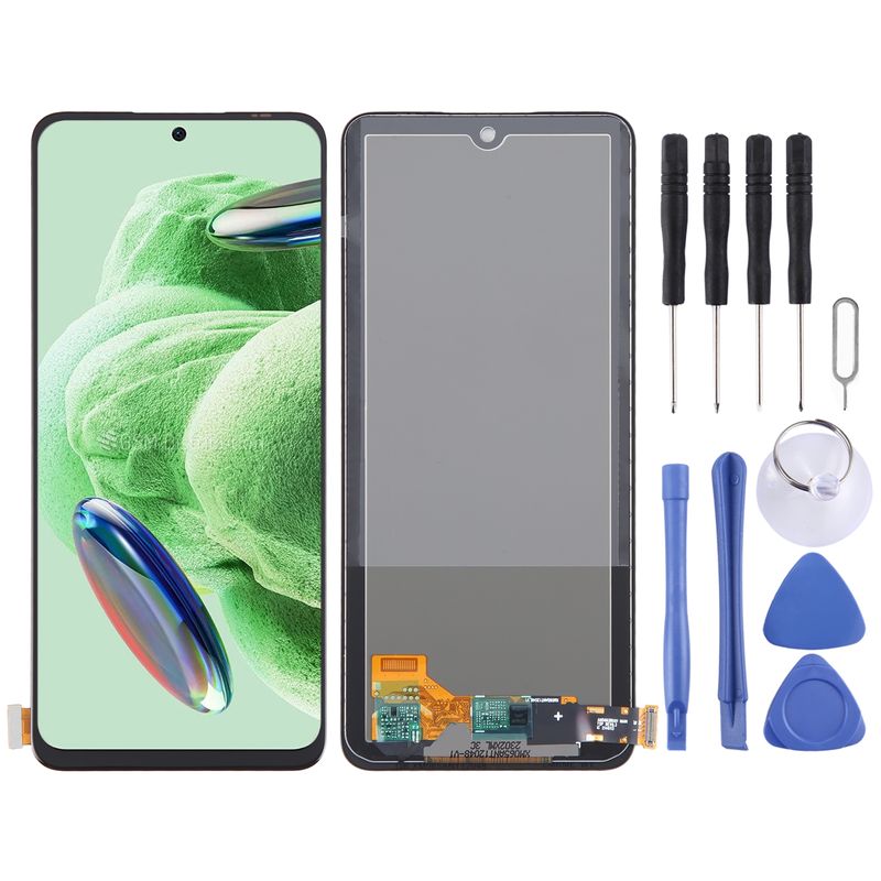 TFT LCD Screen For Xiaomi Redmi Note 12 5G with Digitizer Full Assembly, Not Supporting Fingerprint Identification_voghion.com