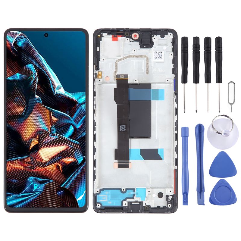 OLED Material Original LCD Screen For Xiaomi Poco X5 Pro Digitizer Full Assembly with Frame_voghion.com
