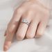 Anel de noivado de moissanite fashion light, luxuoso, prata esterlina, formato quadrado, para mulheres_voghion.com