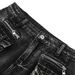 Men's Deconstructed Workwear Jeans - Raw Hem Bootcut Pants With Lace-Up Detail (Charcoal, S-3XL)_voghion.com