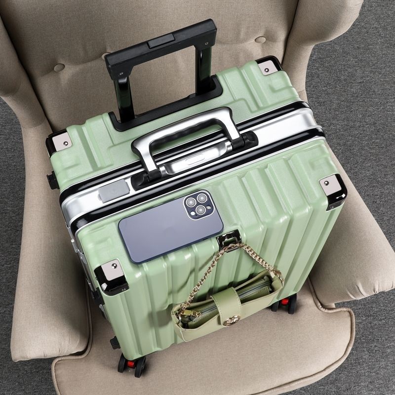 Bagage Mannelijke student super grote capaciteit koffer 26 nieuwe aluminium frame trolley koffer Vrouwelijke universele wiel 20 wachtwoord koffer_voghion.com