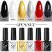 Nail Glue Popular Solid Color Nail Polish Glitter Set Nail Polish New Product 6 Bottles Set_voghion.com