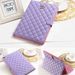 Suitable for new iPad 8 buckle crown protective 10.2 all inclusive Air4 leather case Mini5 diamond grid anti drop shell_voghion.com