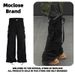 Moclose Unisex Utility Cargo Pants - Oversized Drop-Crotch Joggers With Multi-Pockets, 100% Cotton, Black/Khaki, Sizes M-XXL_voghion.com