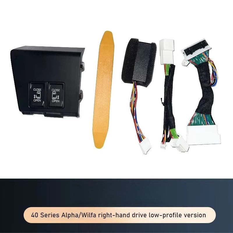 For Toyota 40 Series Alphard/Vellfire 2024 RHD Middle Door Switch Upgrade Kit -Base To Premium Control Panel Switch Button_voghion.com