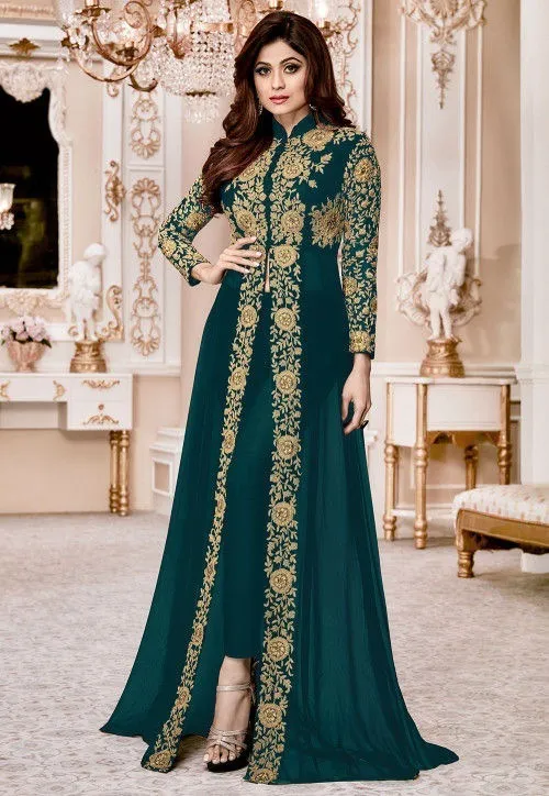 Vêtements pour femmes Mode Col montant Dentelle Mousseline de soie Robe Rétro Manches longues Dentelle Patchwork Taille Longue Jupe_voghion.com