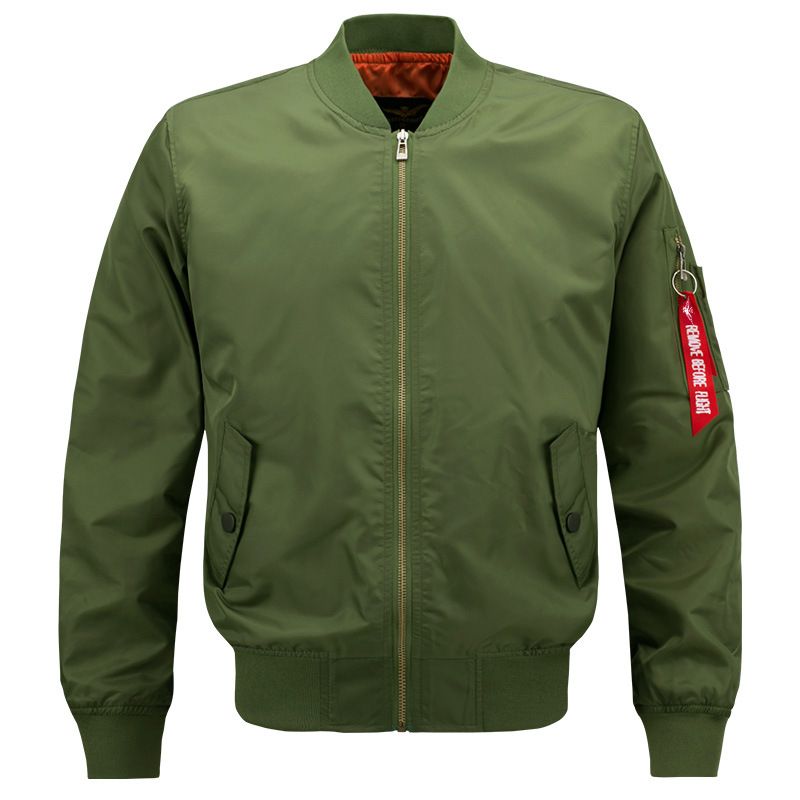 Fat Guy Oversized Sports And Casual Stand Collar Air One MA01 Pilot Men's Jacket_voghion.com