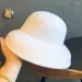 Berretti Autunno e Inverno Bianco Chiesa Matrimonio Fedora Cappelli Per Le Donne Retro Elegante Piatto Superiore Concavo Bacino Equestre Cap_voghion.com
