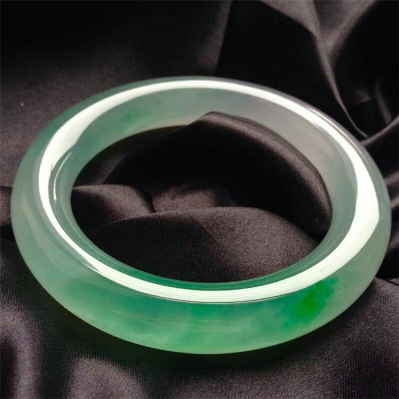 Natural Burmese Type A Jadeite Bracelet Jade Bangle_voghion.com