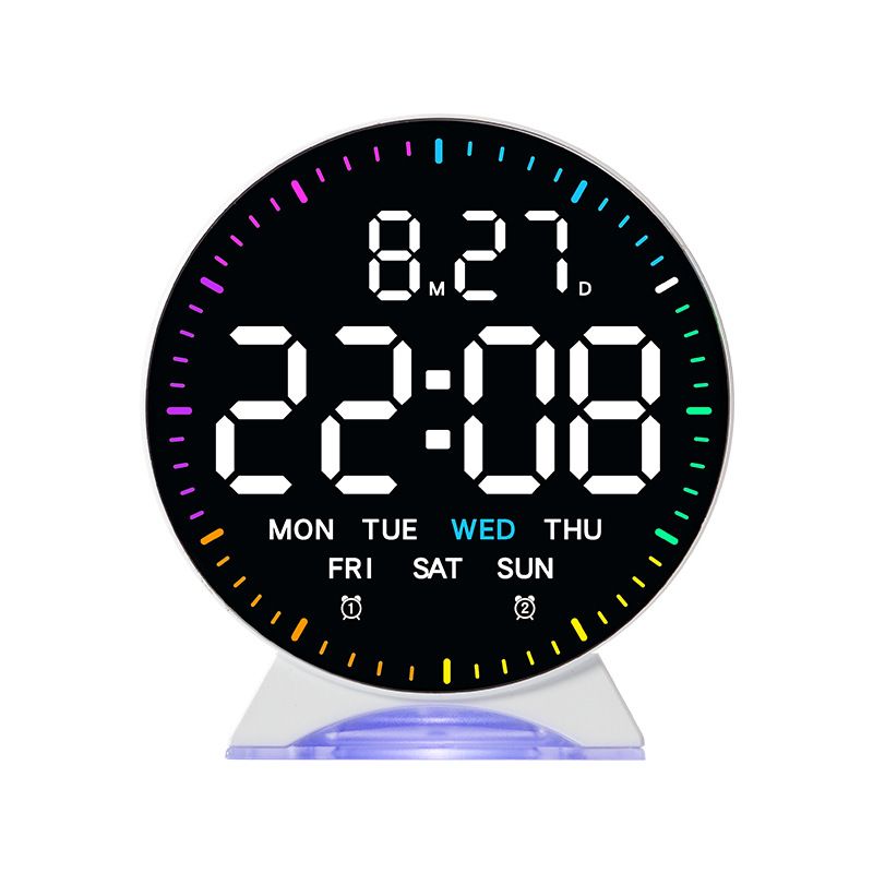 Nouvelle horloge électronique multifonction à LED avec alarme et veilleuse 6680_voghion.com