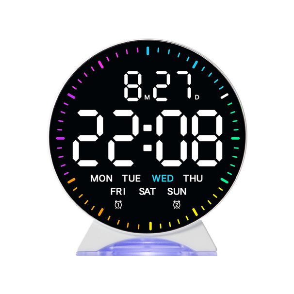Nouvelle horloge électronique multifonction à LED avec alarme et veilleuse 6680_voghion.com