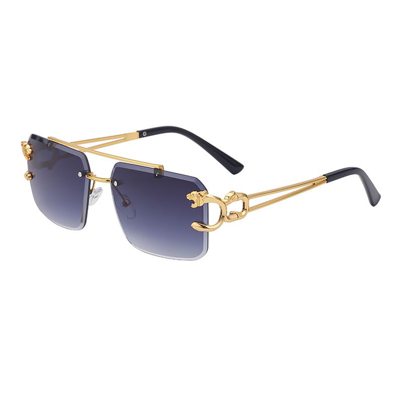 Women's Sunglasses Fashion Rectangle Men Metal Brand Sun glasses  Classic Oculos Masculino Glasses UV400_voghion.com