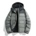 Hooded lightweight down jacket for men and women new autumn and winter outdoor mountaineering leisure windproof graphite thin down jacket large size_voghion.com