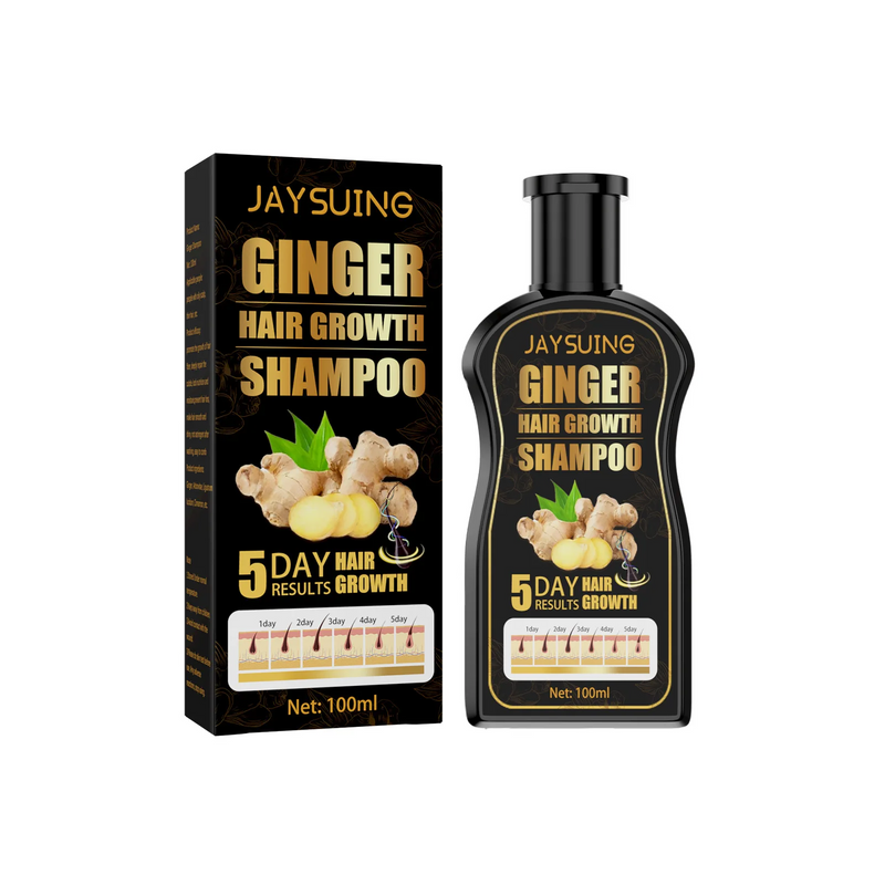 Ginger Anti Hair Loss Shampoo Scalp Treatment Deep Cleaning Anti Dandruff Itching Oil Control Shampoo Hair Growth Care 100ml_voghion.com