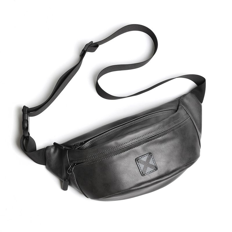 Shoulder Bag Chest Pack Men's Small Leather Chest Bag Crossbody Bag Casual Street Phone Bag Fanny Pack Back Satchel_voghion.com