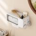 Scatola portaoggetti da bagno multifunzionale da parete, resistente e senza fori, con supporto per riporre fazzoletti._voghion.com