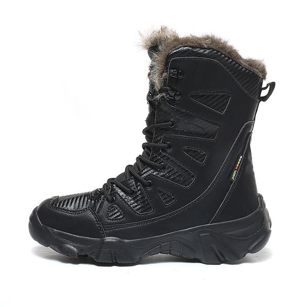 Martin Boots Grote Maat Sneeuwlaarzen Heren Warme Heren Katoenen Schoenen Gestapelde Verdikte Herenlaarzen Hoge Top Combat Schoenen_voghion.com