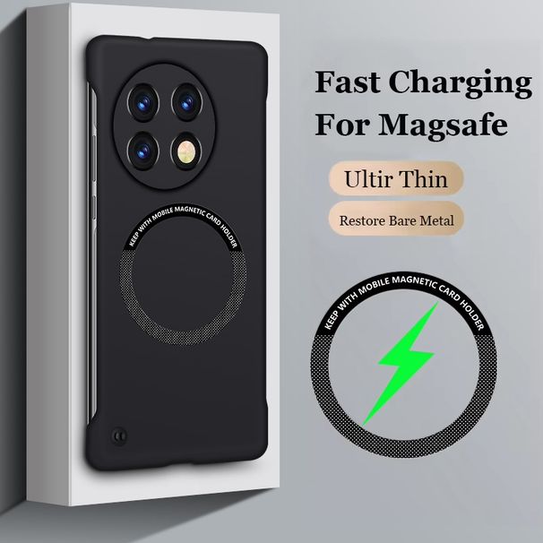 Ultra Thin Frameless Matte Magnetic For Cases For OnePlus 9 10 11 12 13 ACE 5 3V 2V Pro Shockproof Hard PC Simple Cover_voghion.com