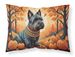 Scottish Terrier Fall Standard Pillowcase Lightweight Super Soft Easy Care Decorative Artwork Pillowcase, Standard_voghion.com