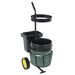 Azuma Garden Tool Caddy Trolley Tidy Cart 2 Buckets 18 Pocket Belt Sturdy Wheels_voghion.com
