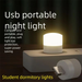 Mini camera da letto comodino dormitorio USB risparmio energetico banca notturna luce di emergenza interruzione di corrente protezione degli occhi plug-in_voghion.com