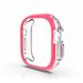 Transparent Half Pack Suitable For Appl E Watch TPU Hollow Electroplating Iwatch9 Dual Color Ses876 Protective Case_voghion.com