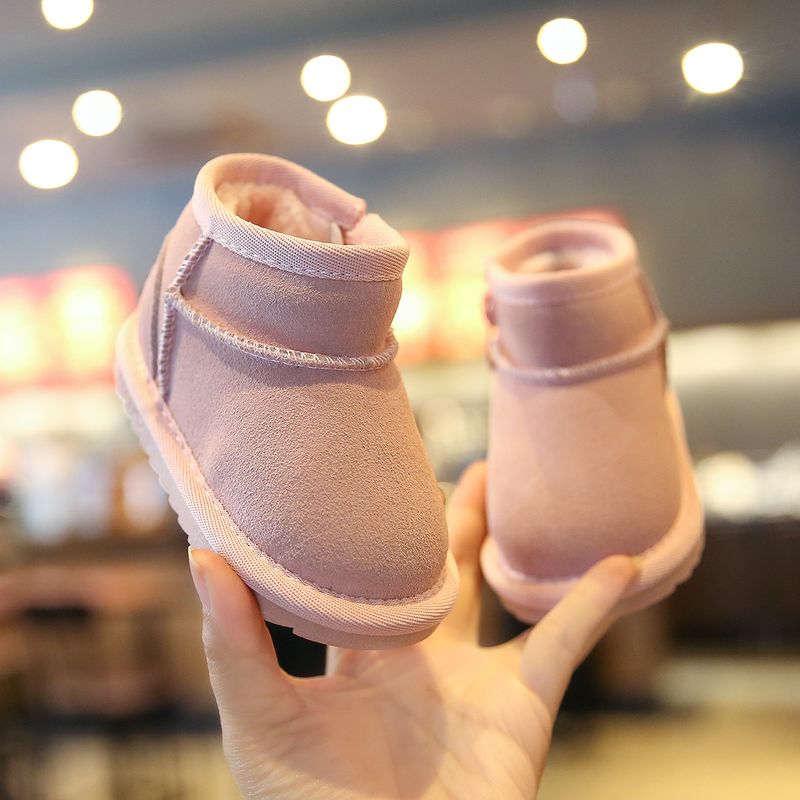 Baba hócsizma téli polár meleg babacipő téli gyerekcipő női puha talpú kisgyermekcipő férfi pamut bébicipő_voghion.com