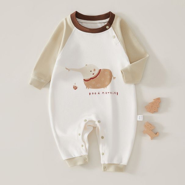 Baby-Overall Herbst, Neugeborene, Schlafanzug aus reiner Baumwolle Frühling Sommer, neue Styles Baby Männer Frauen, Herbstkleidung für Kleinkinder_voghion.com