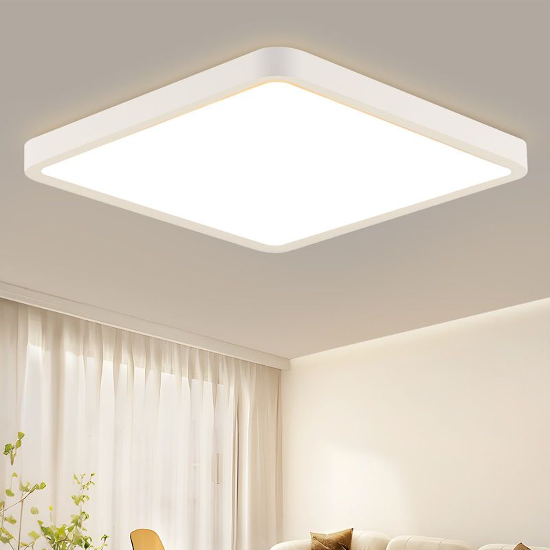 Deckenlampe LED Deckenleuchte Flach - 23W Schlafzimmerlampe 3000K Deckenbeleuchtung Quadratisch 23cm IP44 Badezimmerlampe Weiß Flurlampe Für Küche_voghion.com
