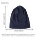 Gorro de punto de doble capa para mujer: jersey de color liso (estilo Baotou)_voghion.com