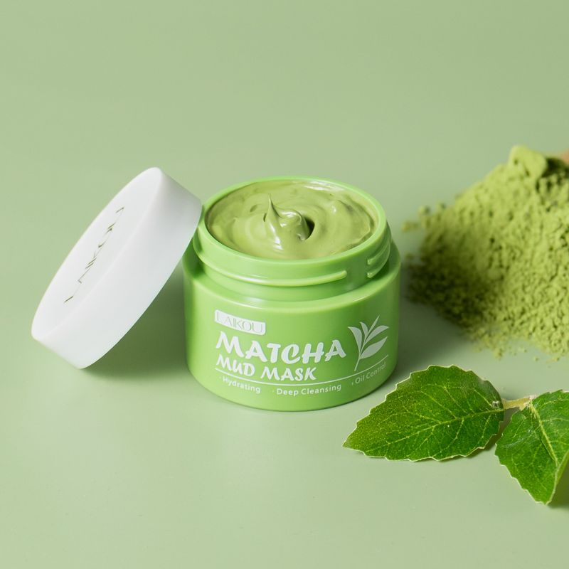 Makeup Tool Kits New Product LAIKOU Matcha Green Mud Mask 25g Cleansing Moisturizing Mask Mud Skin Care Products Spot_voghion.com