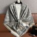 New autumn and thick warm large square for women's winter Korean version versatile cashmere dual-use scarf_voghion.com