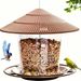 Simple Outdoor Garden Courtyard Hanging Feeder Popular Garden Automatic Hummingbird Feeder Wild Bird Feeder_voghion.com