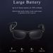 Smart Music Sonnenbrille Kopfhörer Wireless Bluetooth Headset Kopfhörer mit Mikrofon_voghion.com