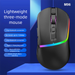M96 Gaming Wireless Bluetooth Wired Three-Mode Office RGB Laptop E-Sports Mouse_voghion.com