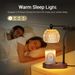 Lámpara de aromaterapia elevable con función de fusión de cera, horno de aromaterapia de vidrio, lámpara de noche, lámpara de vela con temporizador, lámpara de mesa para dormitorio_voghion.com