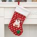 001 Neue große Socken, gestrickt, Kindergeschenk, Süßigkeitentüte, Weihnachtsbaumschmuck_voghion.com