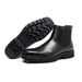 European Warm Series Trendy Martin For Men Genuine Leather Top Layer Cowhide Business Slip-On Lazy Boots_voghion.com