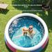 Pursuefree Three-Color Round Outdoor Large Inflatable Children's Foldable Swimming Pool_voghion.com