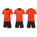 No Pattern Short Sleeve Uniform Football Training Clothing Summer Sportswear Kid Soccer Clothes Sets Z250211_voghion.com